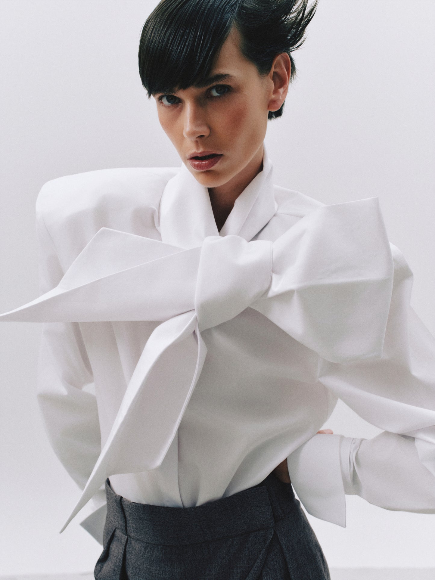 Oversized Bow Shirt