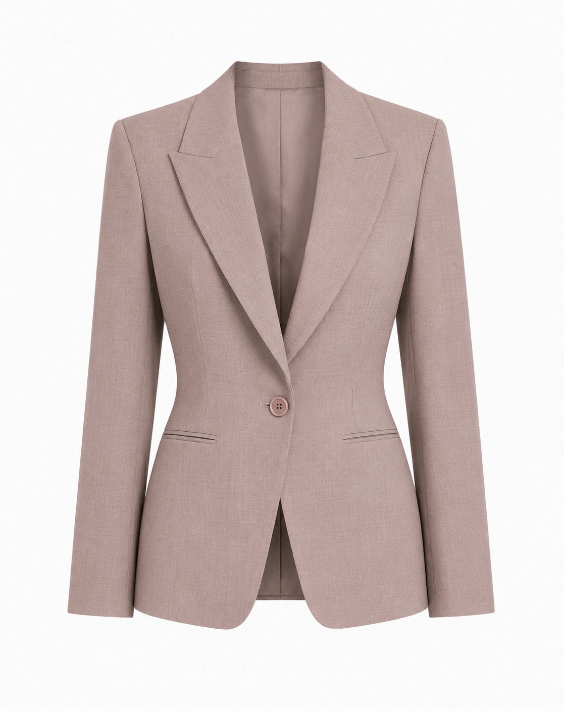 Virgin Wool & Silk Tailored Blazer