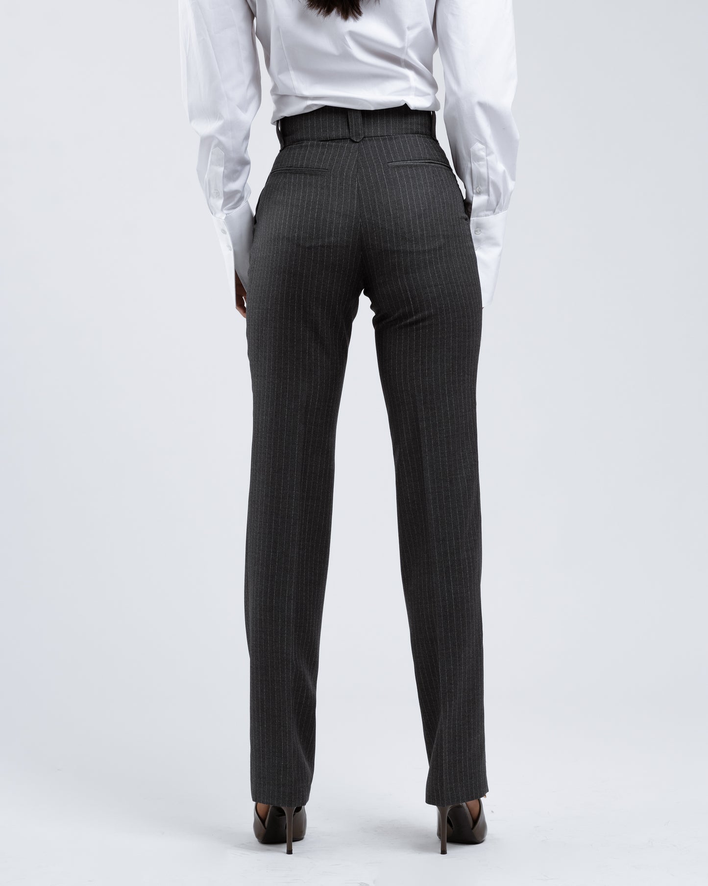 Striped Wool Trousers