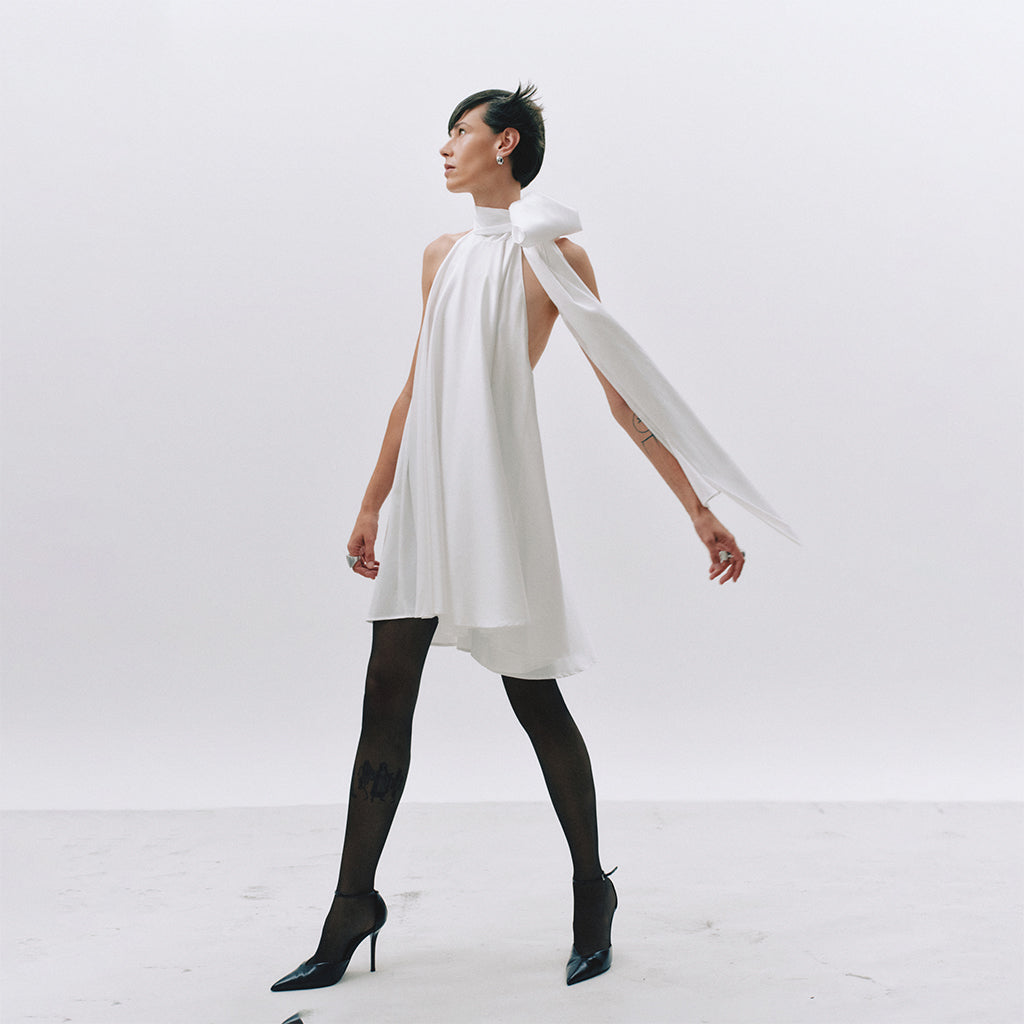 Midi bow dress