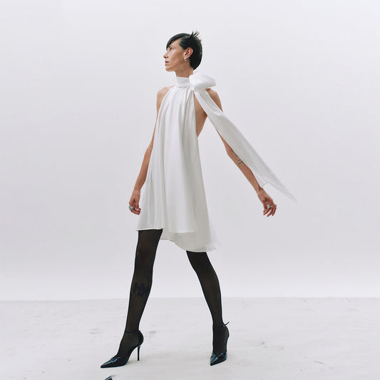 Midi bow dress