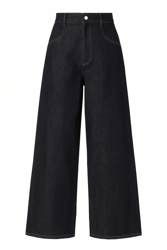 wide leg ballon fit jeans womens